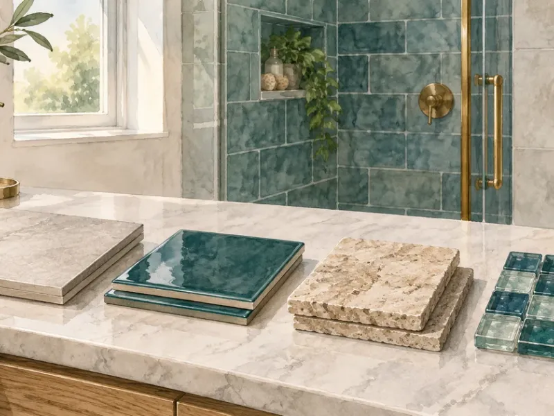 How to Choose Bathroom Tile Materials That Last