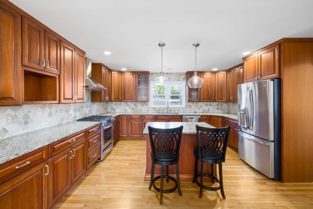 Renovated Rustic Kitchen Cabinets