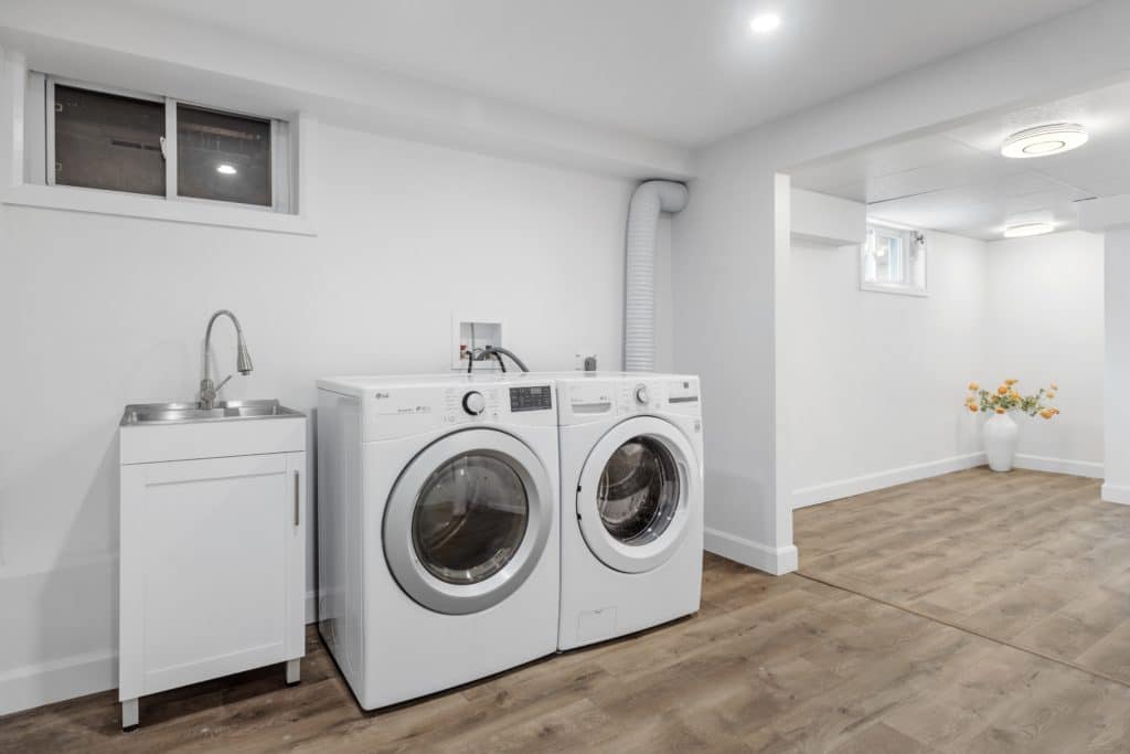 Basement Laundry Room