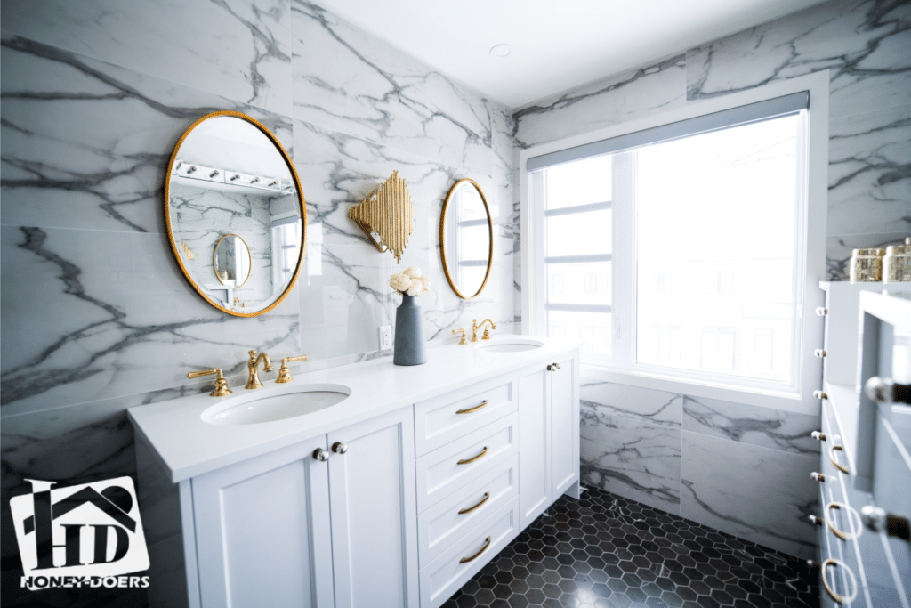 art deco bathroom remodel