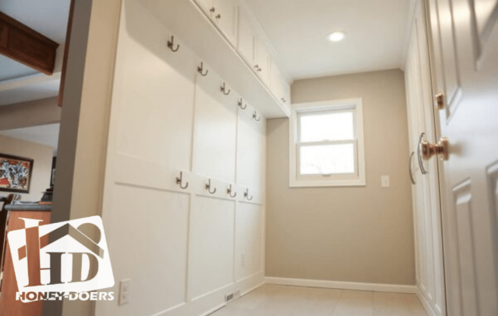 modern mudroom remodel